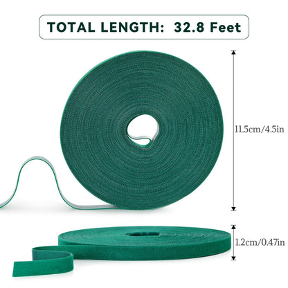 AUGHOA Plant Tape, 6 Roll 196 Ft Garden Tape, Reusable Garden Plant Ties, Adjustable Twist Ties for Tying Plants, Flowers, saplings and Vines (196 ft x 1/2 in)