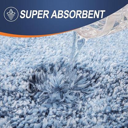 OLANLY Large Bathroom Rugs Mat 70x46, Extra Soft Absorbent Microfiber Bath Rugs, Rubber Backing, Quick Dry, Machine Washable Bath Mats for Bathroom Floor, Tub and Shower, Home Decor Accessories, Blue