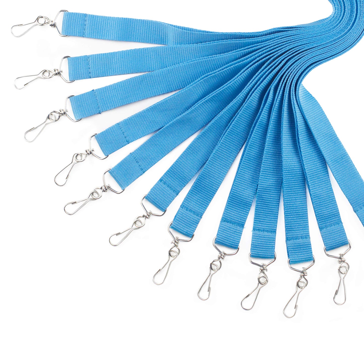 YOYOGO 12 Pack Breakaway Lanyards for ID Badge Holder, Durable Neck Straps for Schools, Office, Cruise, Navy Blue