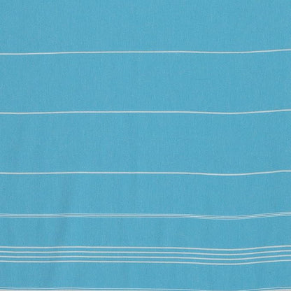 Bersuse Towels Anatolia XL Beach Blanket Throw Blanket Turkish Towel 100% Cotton Extra-Large Quick-Dry Lightweight Premium Peshtemal Towel - 61x82 Inches, Turquoise (Set of 6)