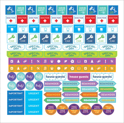 Plan It! A Sticker Book for All Your Productivity Needs (2,500 stickers!)
