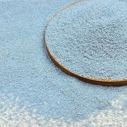 FANTIAN 20 lbs Aquarium Blue Sand, 0.4-0.8 mm Decorative Sand for Aquarium, Fish Tank, Candle, Vase, Wedding Ceremony, Arts Crafts and Bowl Fillers