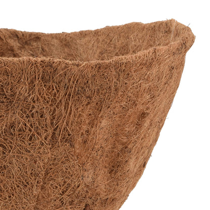 Arcadia Garden Products Extra Durable CB52 18-inch Coco Liner for Half Round Circle Wall Mounted Hanging Basket Planters, Natural Coconut Fiber Replacement Liner for Garden Outdoor Flower Pots