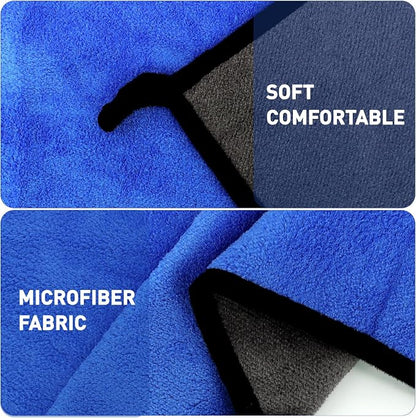 2 Pcs Dog Towels for Drying Dogs Super Absorbent Dog Bath Towel Microfiber Puppy Drying Towel Soft Dog Blanket Quick Dry Pet Grooming Towels for Large Medium Small Dogs