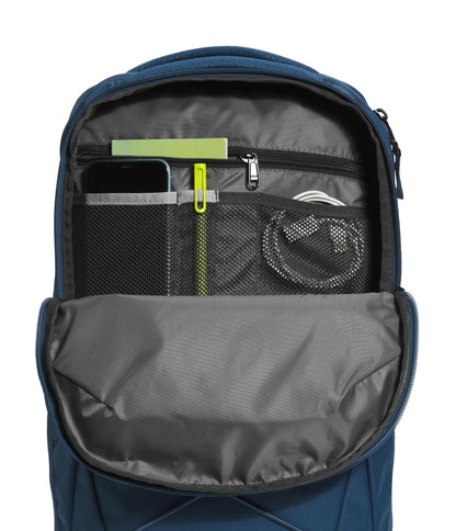 The North Face Jester Everyday Laptop Backpack - Commuter Daypack, Water Repellent, Laptop Sleeve, Shady Blue/TNF White-NPF, One Size