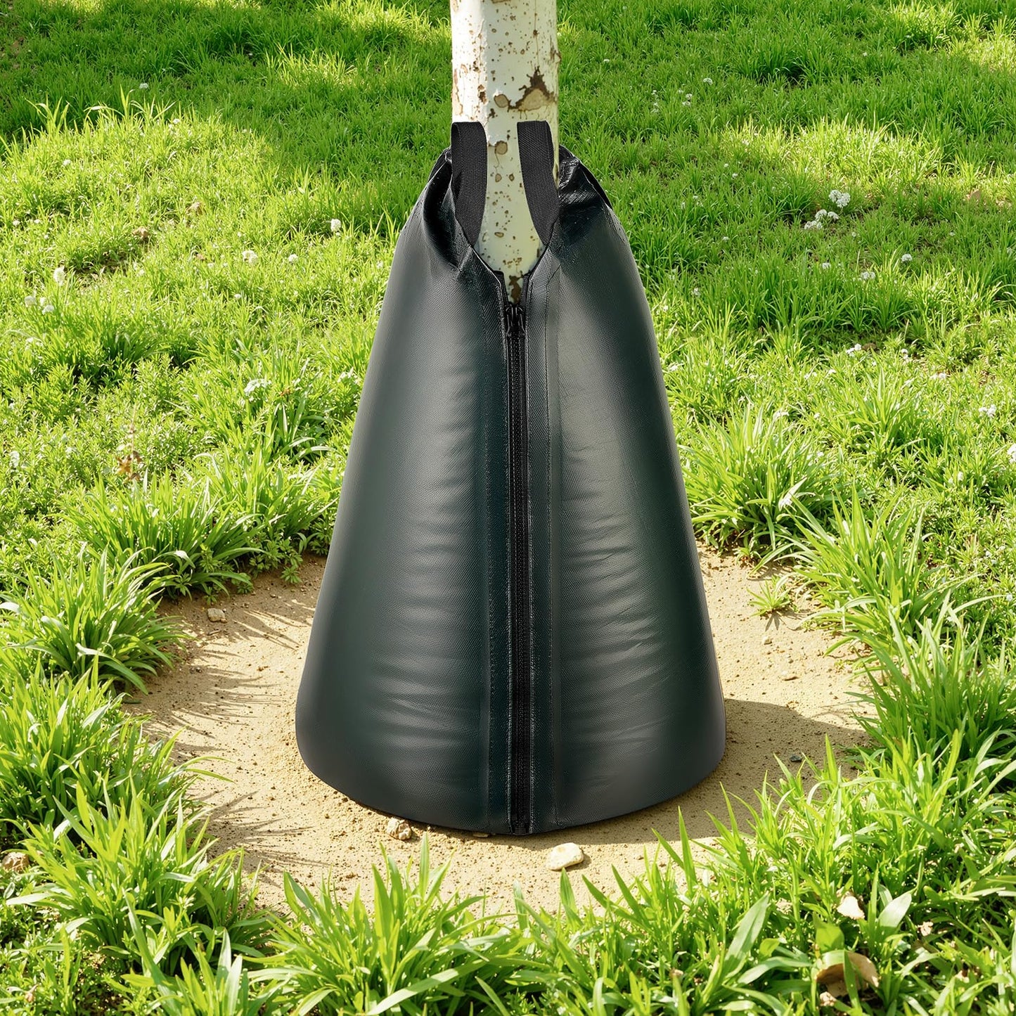 VEVOR Tree Watering Bags Slow Release 20 Gallon 25 Pack, 3-4 Hours Tree Water Bag, Heavy Duty PE Tree Drip Irrigation Gator Bag with Zipper, Durable & Reusable Deep Root Shrub Watering Bag
