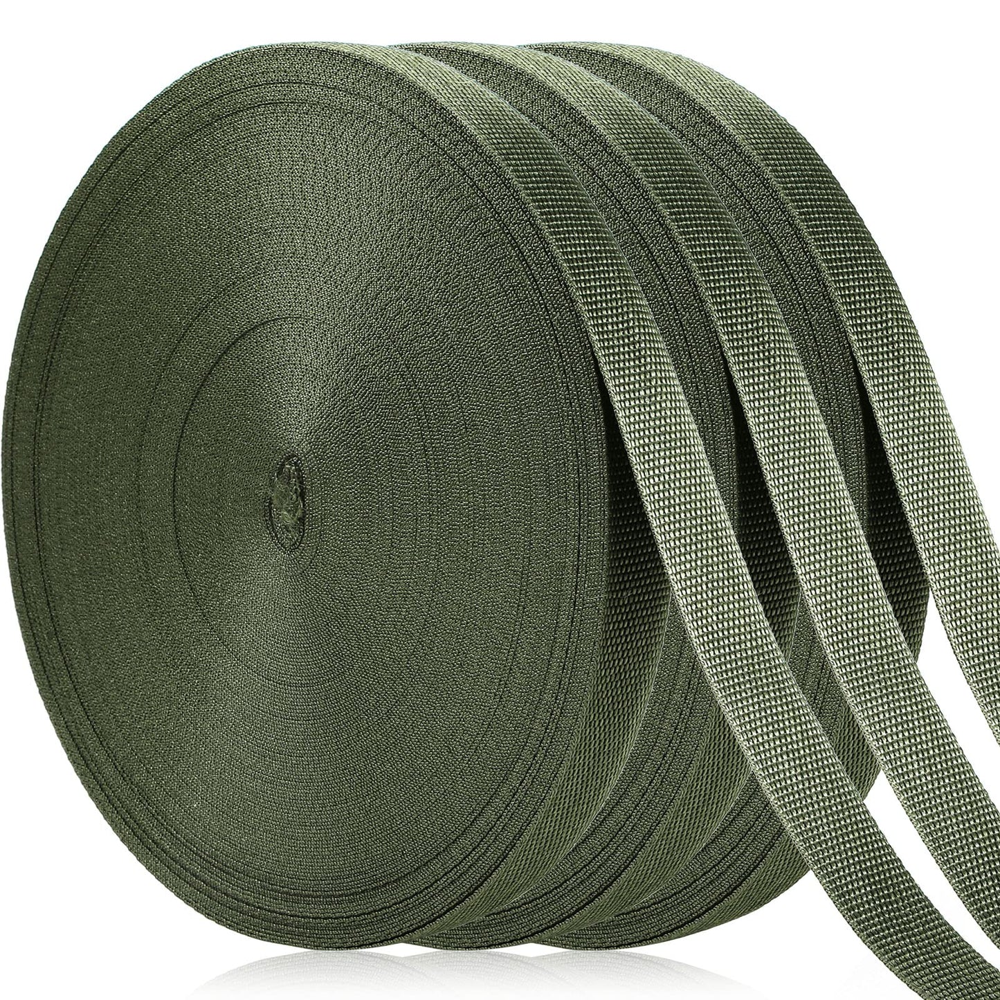 Shappy Tree Tie Strap Garden Webbing Strap Garden Plant Supports Tree Tie Staking and Guying for Outdoor Use, Plant Supports, Grafting, Straightening Supplies(Yellow Green,443 Feet x 1 Inch)