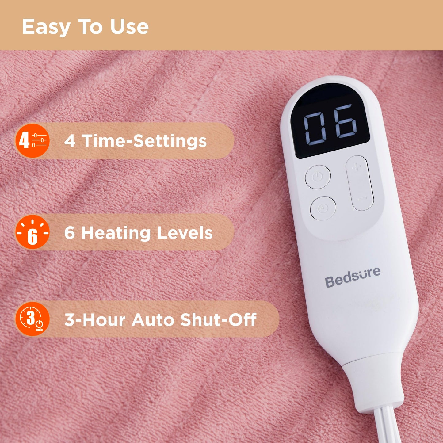 Bedsure Heated Blanket Wearable Shawl - Electric Wrap Poncho Blanket Hoodie for Adult, Birthday Gifts for Mom Women, Sherpa Heating Throw with 4 Time Settings & 6 Heat Settings, 55x64 inches, Grey