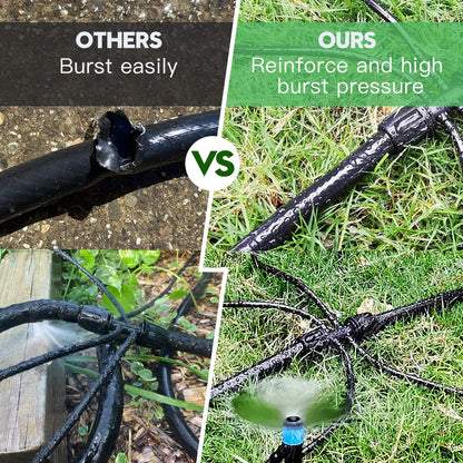 Maotong 40 FT 1/2 inch Drip Irrigation Tubing Main Line Hose Tube for Garden Irrigation System