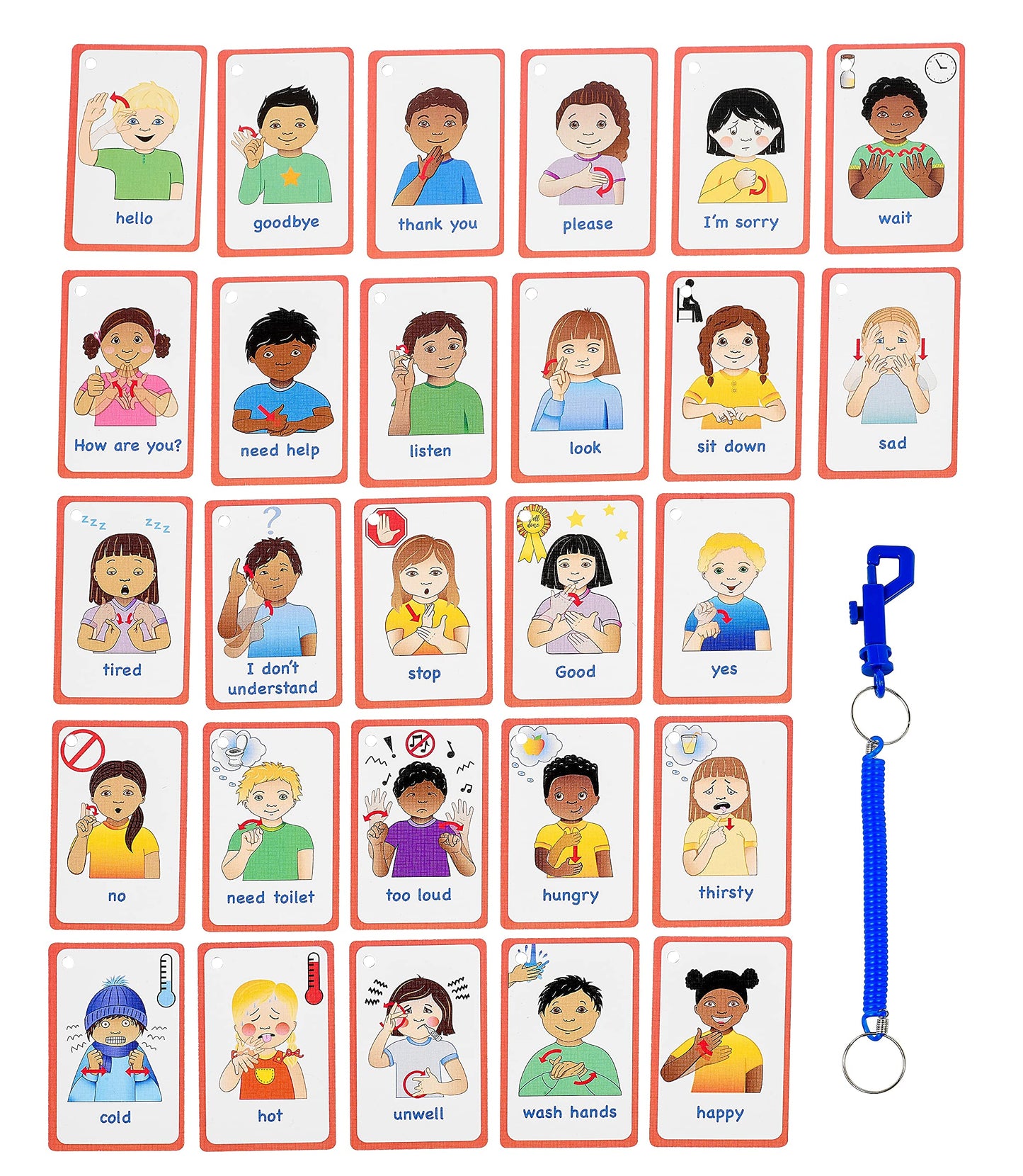 Special Needs My Communication ASL Cards for Speech Delay Non-Verbal or Deaf Children and Adults. 27 Visual Aid Cards, Special Ed, SEN Autism Resource
