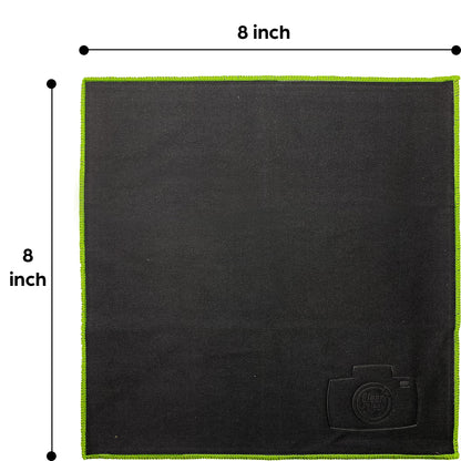 Clean & Clear Microfiber Cleaning Cloth, EXTRA LARGE [8 Pack] ULTRA PREMIUM Microfiber Cleaning Cloth - Microfiber Cloth for Camera Lens, Glasses, Screens, and all Lens.