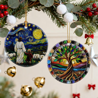 Tree of Life Ornament, Christmas Ornaments, Holiday Ornament, Christmas Tree Decorations, Tree of Life Gifts, Housewarming Gifts, Gift Exchange & Gift Idea, Giftbox Included