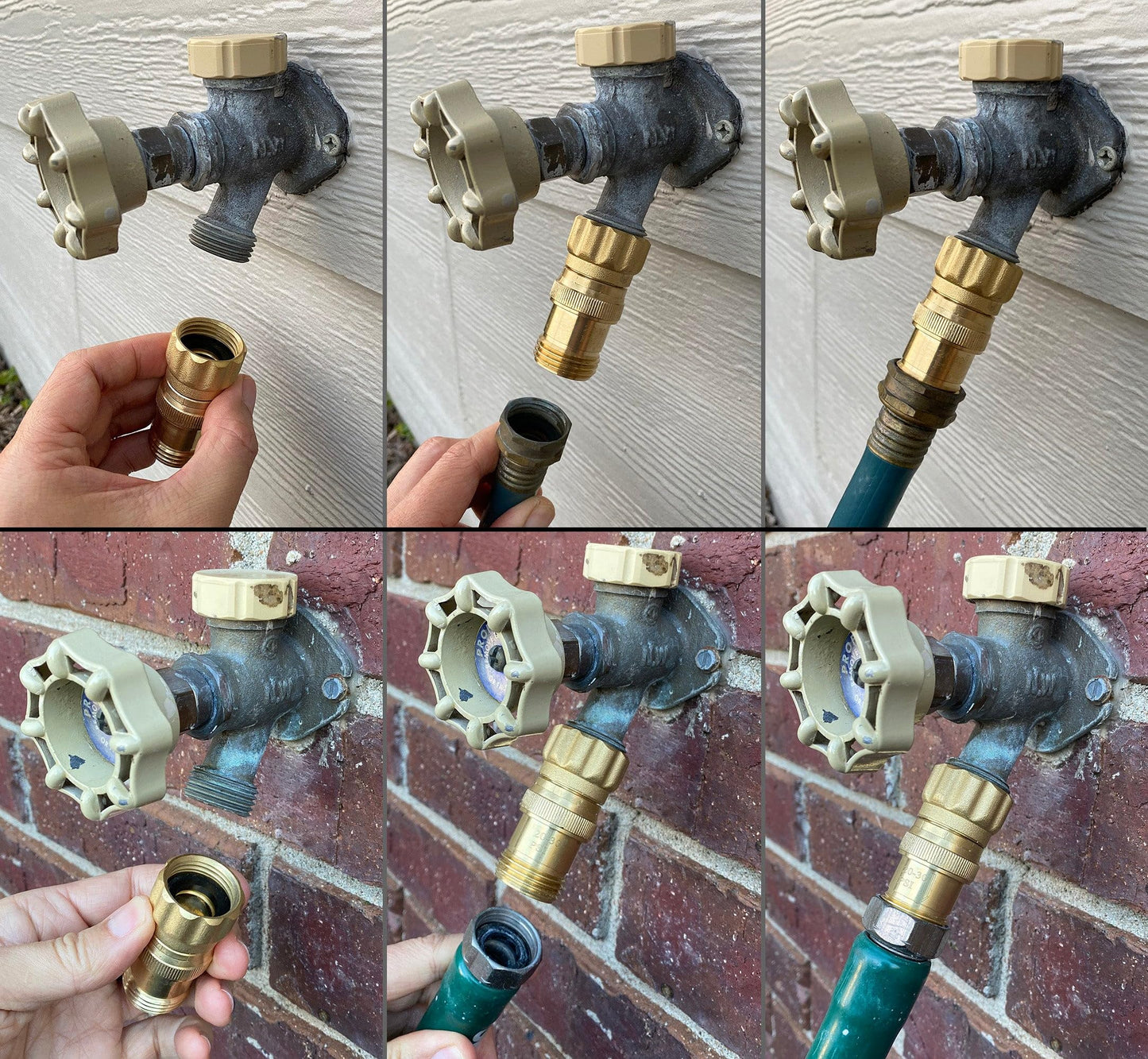 Vibrant Yard Co. Heavy Duty Brass Pressure Regulator for Drip Irrigation System and Soaker Hose - 25 PSI Water Control Valve 3/4" FHT