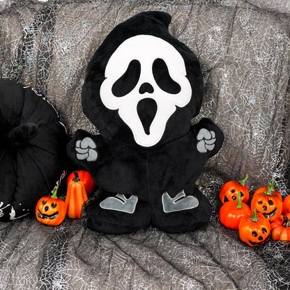 GAGEC Halloween Ghost Pillow Funny Spooky Ghost Throw Pillows 15.8 Inch Halloween Home Sofa Decorations Horror Decor for Friends Family