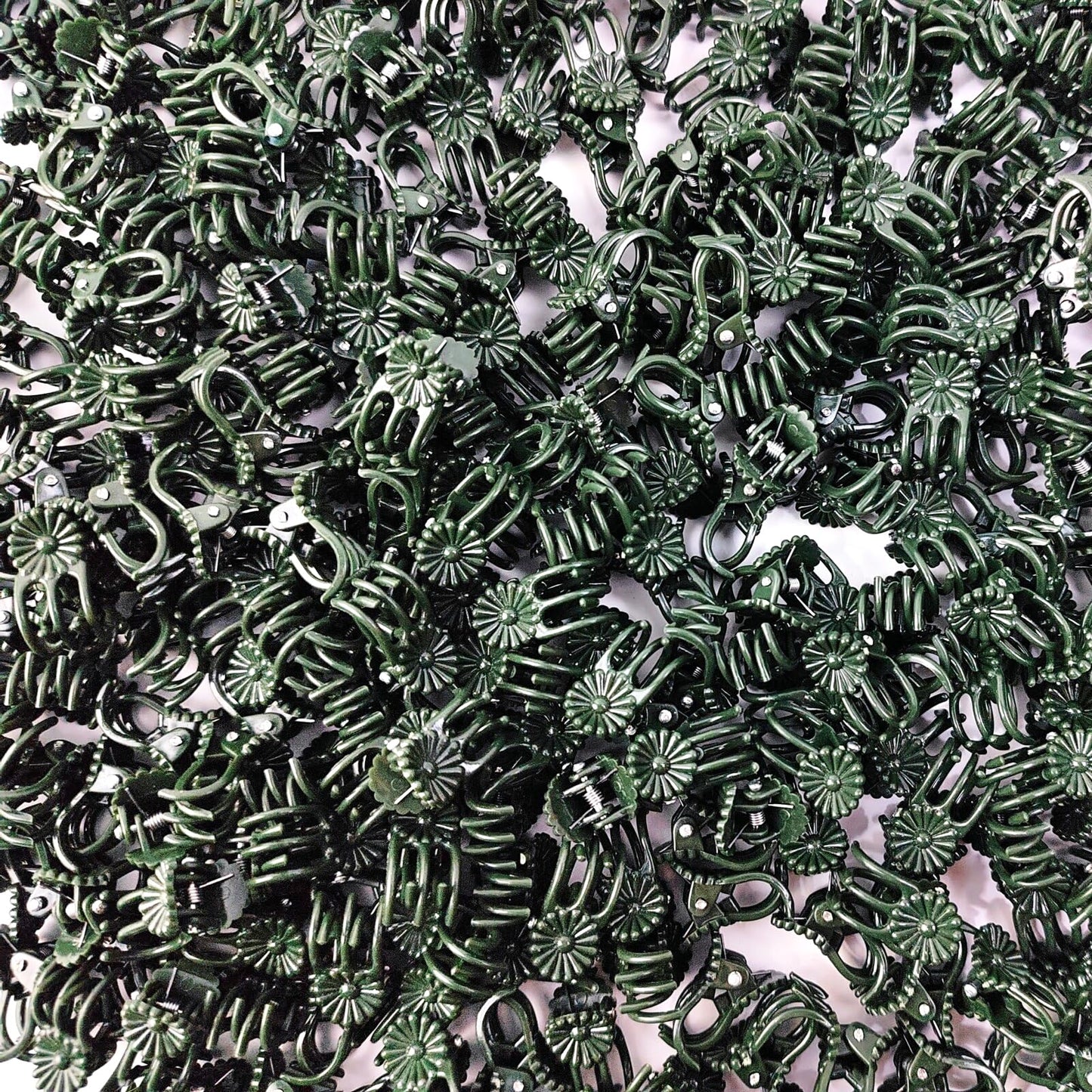 GXXMEI 400PCS Orchid Clips for Plants Support - Dark Green, for Small - Middle Climbing Plants Vine Plants & Single Stem Plants