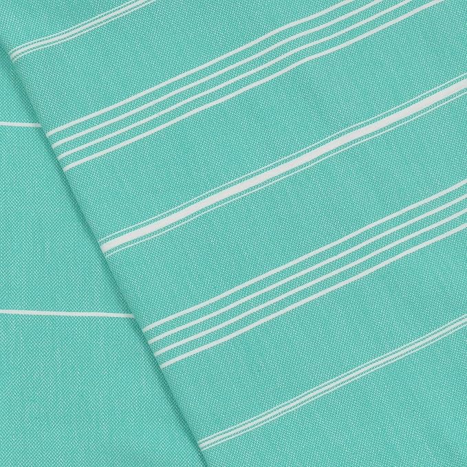 Bersuse Towels Anatolia XL Beach Blanket Throw Blanket Turkish Towel 100% Cotton Extra-Large Quick-Dry Lightweight Premium Peshtemal Towel - 61x82 Inches, Mint Green