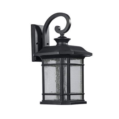 Chloe Lighting Transitional LED Outdoor Wall Sconce, 17in Height, Black, Model CH22L21BK17-OD1, Size 17 x 9.5 x 10.5