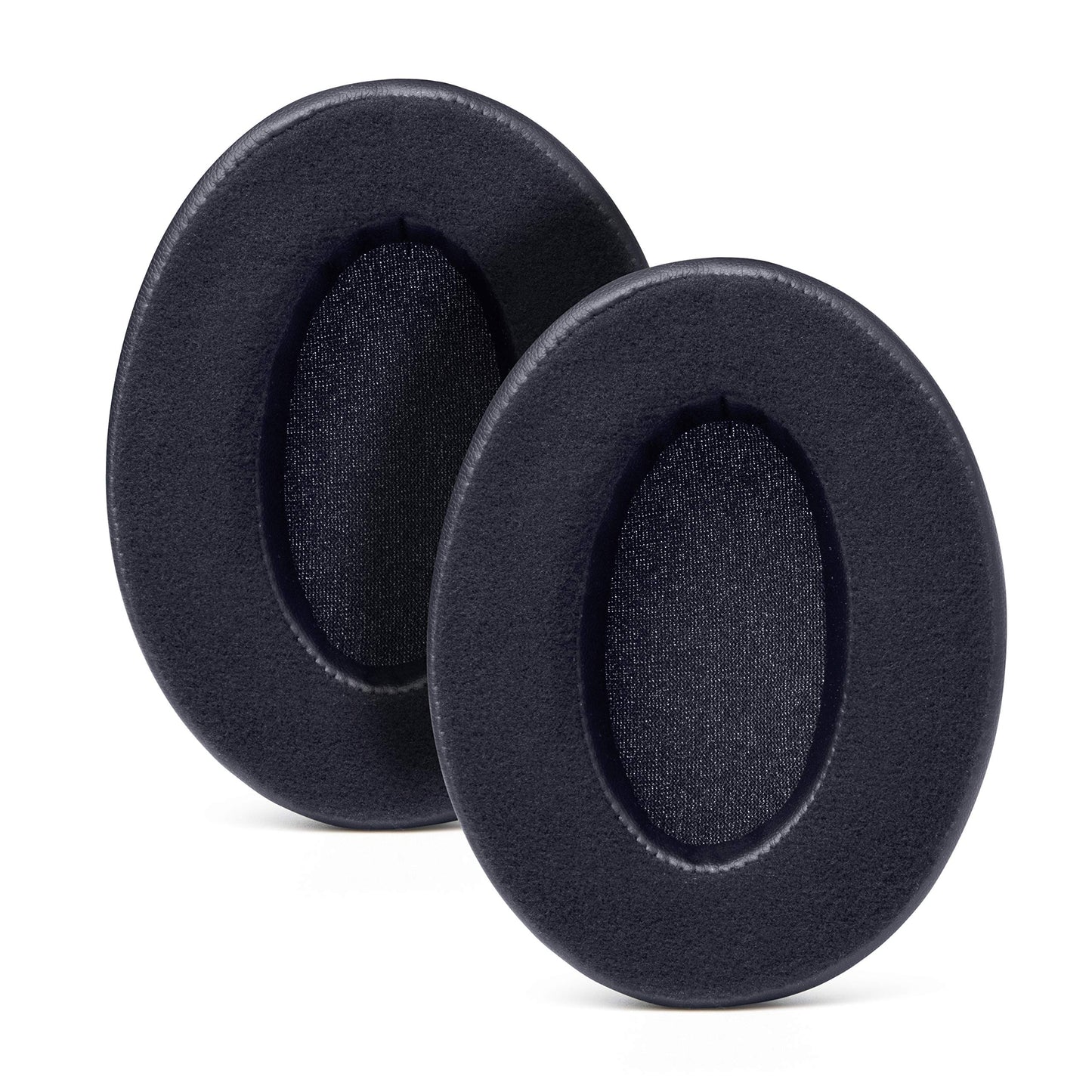 WC PadZ Velour - The Ultimate Upgraded Earpads by Wicked Cushions - Compatible with Audio Technica, HyperX, SteelSeries Arctis & More - Extra Thick - Bigger Opening - Softer Memory Foam | (Black)