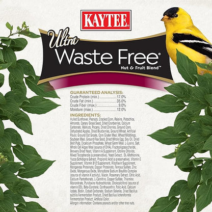 Kaytee Wild Bird Food, 5.5 Pound | Waste Free | Nut and Fruit Blend | For Multiple Bird Species | Pack of 2