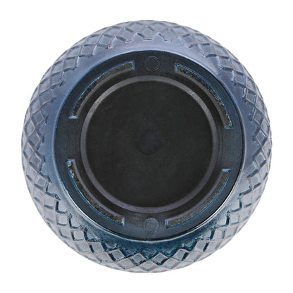 Alpine Corporation CLL404BL-2 Indoor Outdoor Stone Look Planters with Drainage Holes, Blue, Set of 2