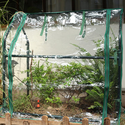 Gardzen Mini Greenhouse Heavy Duty Portable Green House, Zipper Clear Tent Indoor or Outdoor for Plants 36.2”(L) x18.9”(W) x33.3”(H)