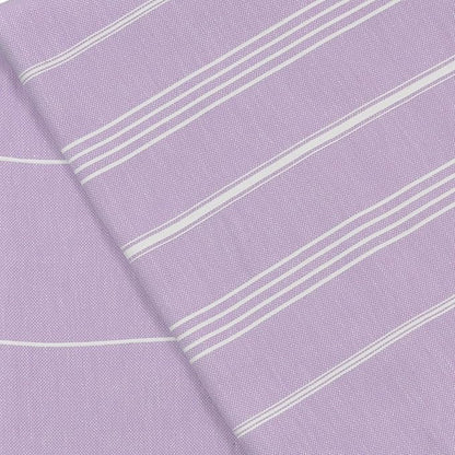 Bersuse Towels Anatolia XL Beach Blanket Throw Blanket Turkish Towel 100% Cotton Extra-Large Quick-Dry Lightweight Premium Peshtemal Towel - 61x82 Inches, Lilac