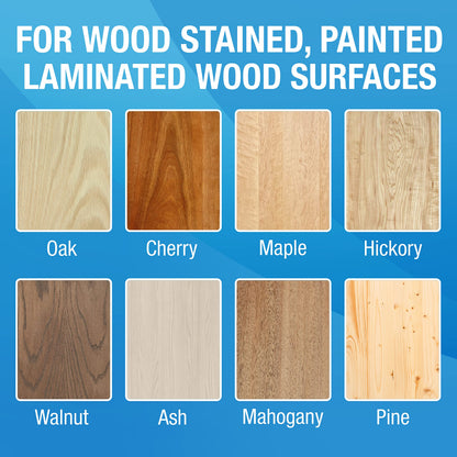 MiracleWipes for Wood Surfaces, Remove Dirt and Grime Buildup, Clean, Protect, and Polish Cabinets, Furniture, and Wood Floors, Great for Kitchen and Bathroom Cleaning Support - 60 Count