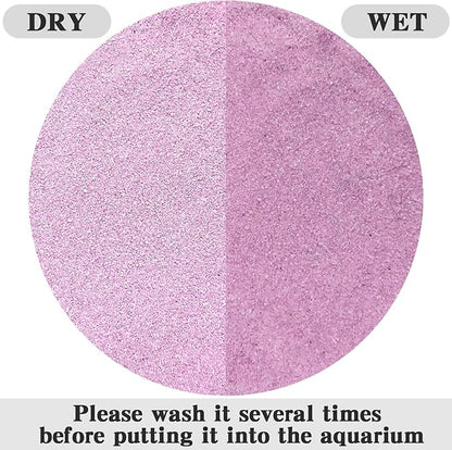 FANTIAN 10 lbs Aquarium Pink Sand, 0.4-0.8 mm Decorative Sand for Aquarium, Fish Tank, Candle, Vase, Wedding Ceremony, Arts Crafts and Bowl Fillers