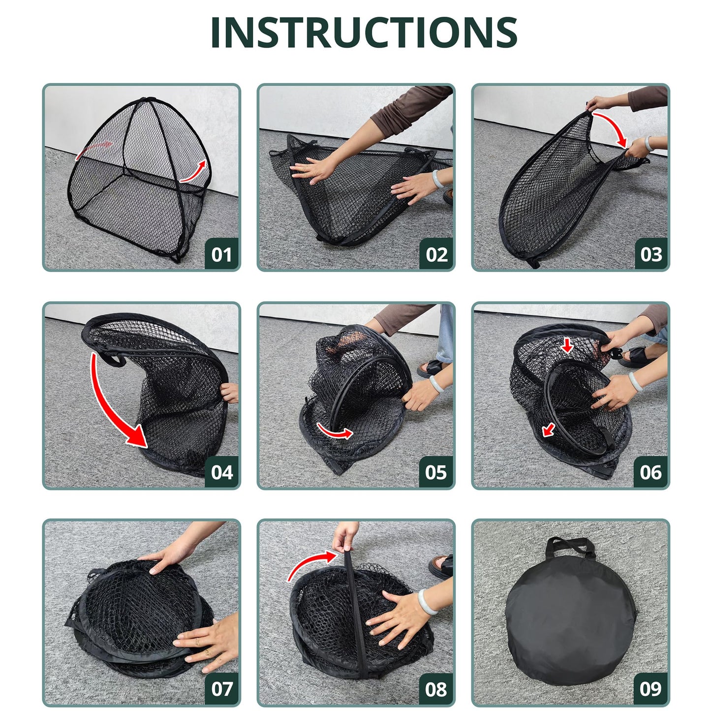 DECOHS 2 Pcs Pop-Up Mesh Plant Cover Tent, 30 x 28 x 28 Inch Garden Net Cage Guard Cover, Plant Protector Enclosure with 12 Ground Stakes for Protecting Plants Vegetable Fruit from Birds Insects