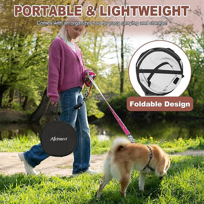 Dog Playpen - Foldable Cat Play Pens for Pubby,Kitten, Rabbit,Portable Pet Tent with Carring Bag for Indoor/Outdoor Travel Camping (Black-Small)