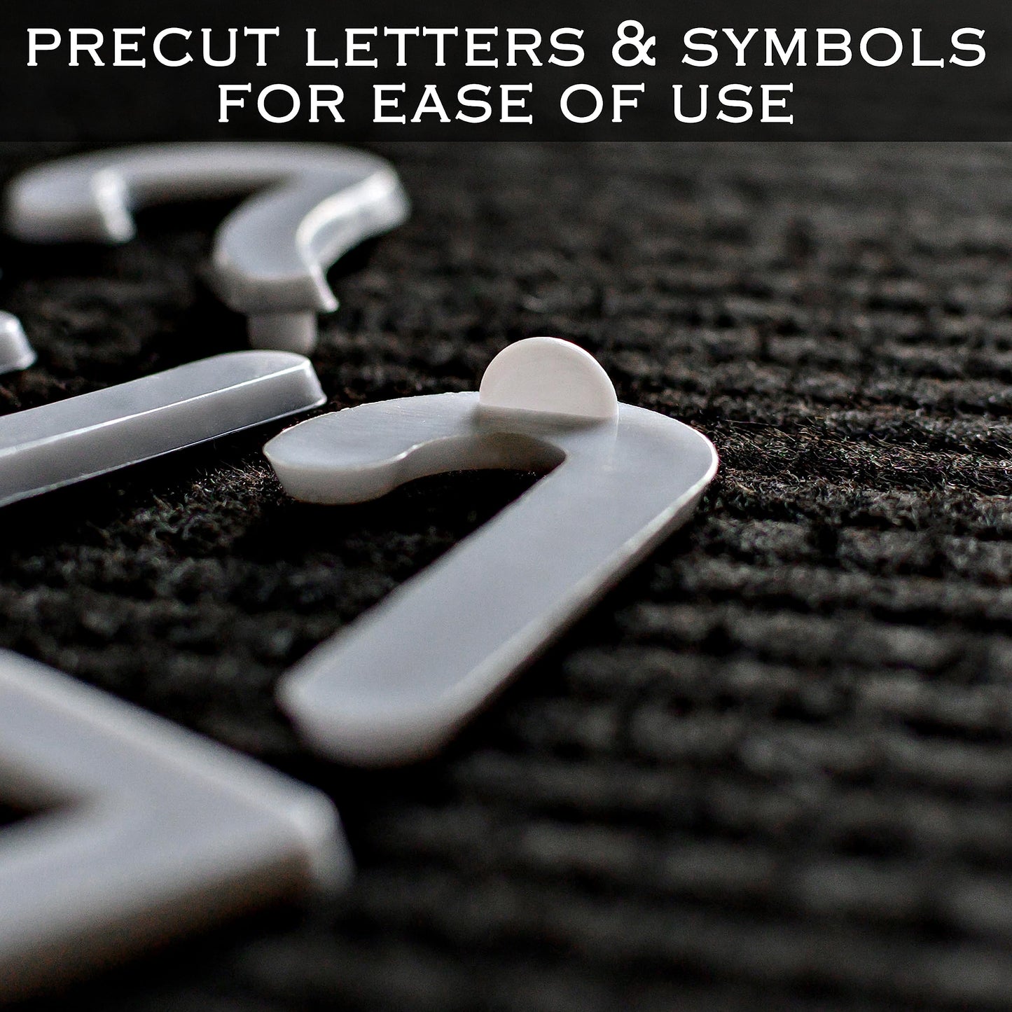 Letter Board Plastic Letters Set 2 Inch, Letter Board Letters Only NO BOARD INCLUDED, White Large Felt Board Letters, Plastic Letters Letter Board, Felt Letter Board Letters Symbols