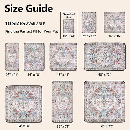 Washable Pee Pads for Dogs, Reusable Puppy Potty Training Pads, Ultra-Absorbent Thick Waterproof Leak-Proof Non-Slip Pads & Mat for Crate, Playpen, Floor, Whelping & Housebreaking , 2 Pack 18"x24"