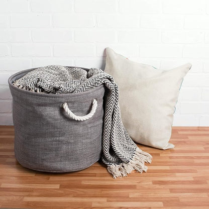 DII Chevron Throw Collection Handloomed Cotton, 50x60, Nautical Blue