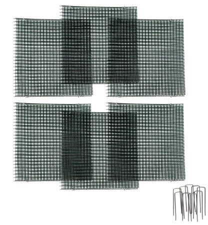 6 New Small Wire Plant Protectors, 12" Square, 12" high (Vinyl Coated Rust Resistant Wire)