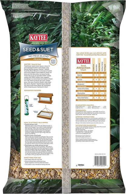 Kaytee Seed & Suet No Mess Peanut 10 Pounds