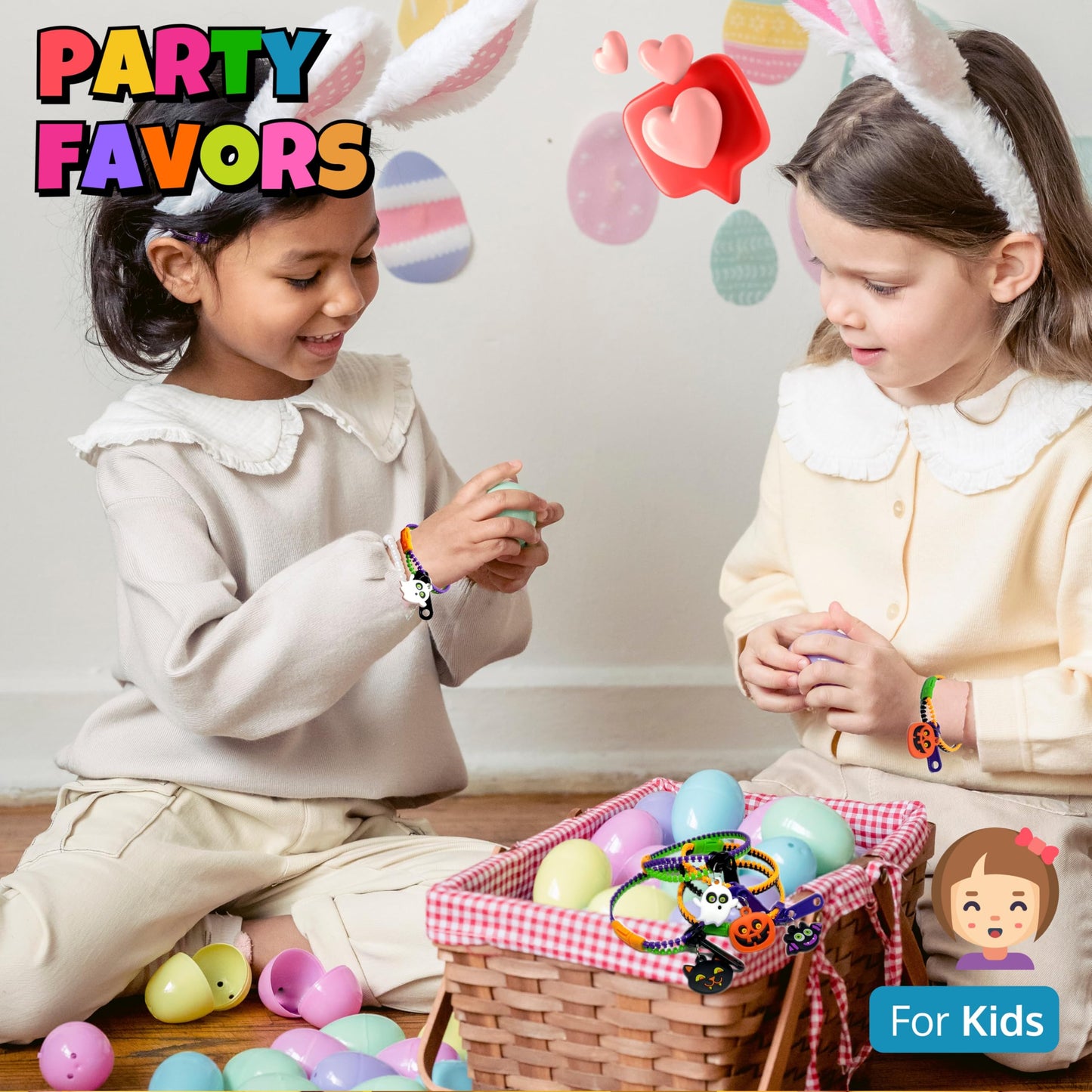UpBrands 120-Pack Halloween Fidget Zipper Bracelets – Bulk Party Favor Toys for Kids, School Goodie Bags & Giveaways, Pinata Fillers