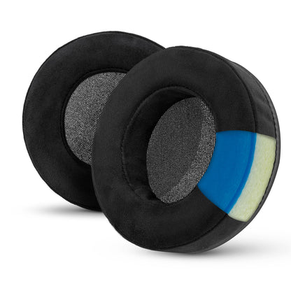 Brainwavz Gaming Earpads for Razer Kraken & Other Gaming Headsets & AKG 701 Q701 & Other Headphones (See List, Dimensions & Video), Cooling Gel, Memory Foam, Micro Suede, XL Round Black