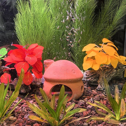M2cbridge Artificial Fish Tank Plants Silk Aquarium Plastic Plant Aquatic Water Grass Foreground Decor(3PCS Big Colorful)