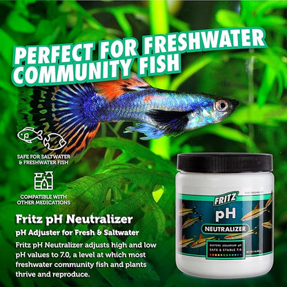 Fritz Aquatics 80285 Fritz pH Neutralizer for Fresh and Salt Water Aquariums, 1-LBS