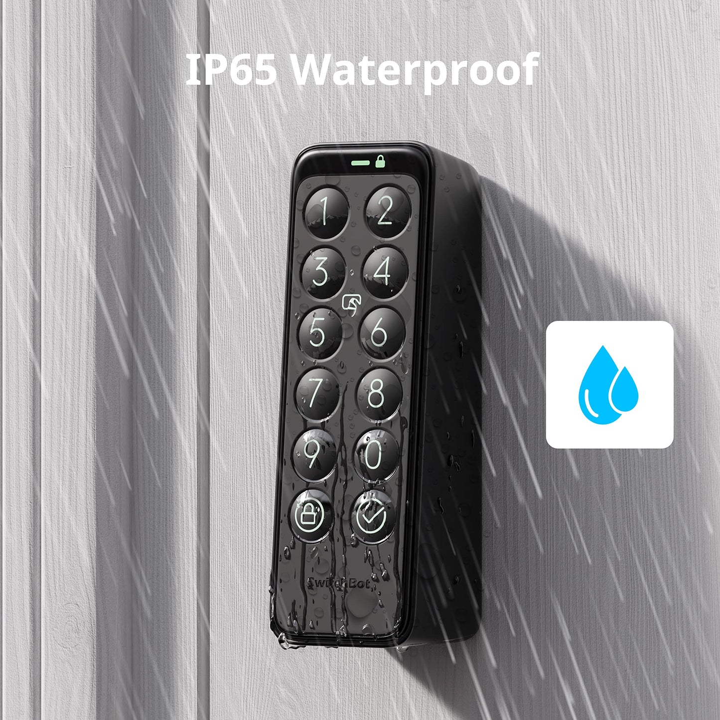 SwitchBot Smart Lock WiFi, Keyless Entry Door Lock, Smart Door Lock Front Door, Electronic Smart Deadbolt, Fits Your Existing Deadbolt in Minutes,Great for Airbnbs, Vacation Rentals and More