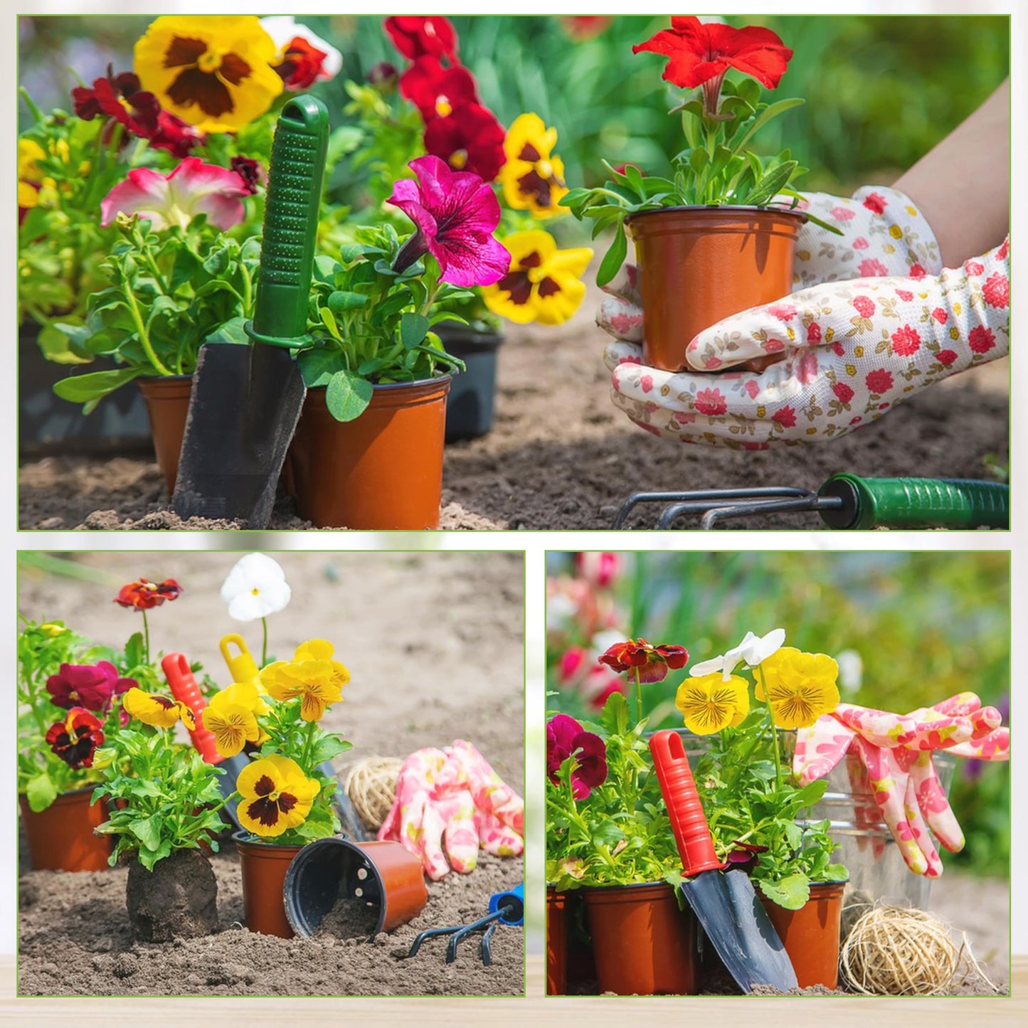 LWWTBS Plant Nursery Pot/Pots 100 Pcs 6" Plastic Small Plants Pots Flower Pots Seed Starting Pots for Plants Indoor Outdoor Seeding pots (with 100 Plant Labels)