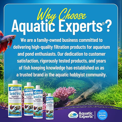 TankFirst Complete Aquarium Water Conditioner - Fish Water Conditioner, Instantly Removes Chlorine, Chloramines, and detoxifies Ammonia from Fish Tank (TankFirst Regular, 250 ml)