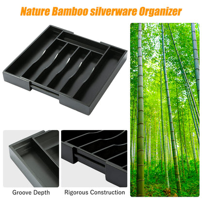 Kitchen Silverware Drawer Organizer and Storage Cabinet Utensil Rack Bathroom Counter Vanity Extra Large Big Cooking Drawer Organizers Countertop Pantry Storage Cabinet Best Kitchen Must Haves 2025