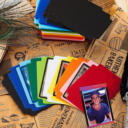 Trading Card Dividers Multicolor Card Page Dividers Frosted Plastic Separator with Tabs for Games Sports, 2.7 x 3.8 Inches(250 Pieces)