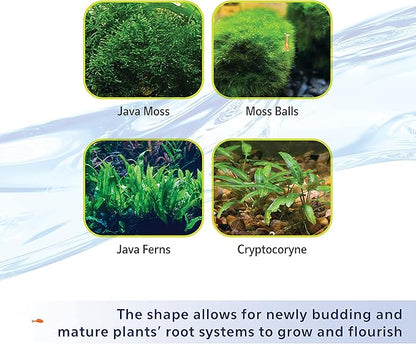 Aqueon Plant and Shrimp Aquarium Substrate, Aqua Soil for Fish Tanks, 5 Pounds (Pack of 8)