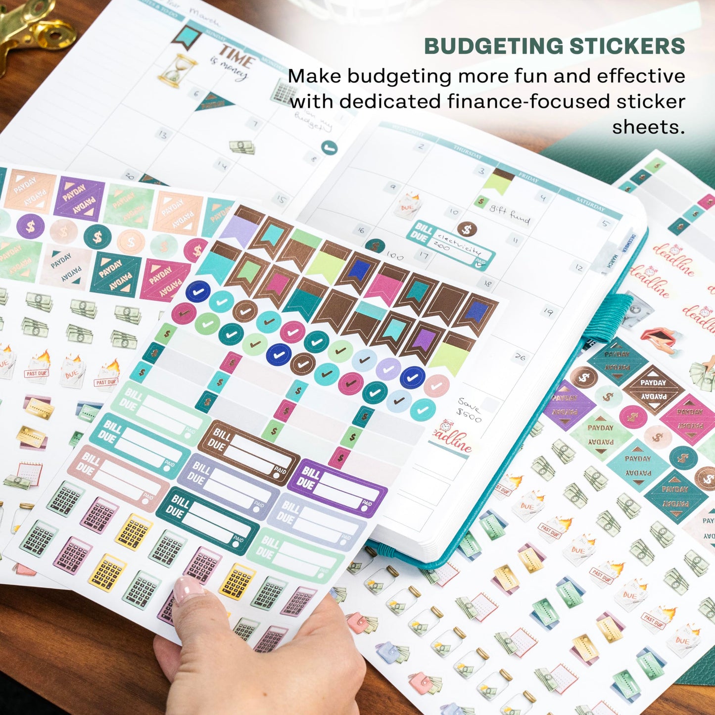 Legend Mega Sticker Pack – 1,900+ Small Stickers for Planner, Journal & Calendar – Aesthetic, Inspirational, Seasonal, Dates, Months, Holidays, Wellness & Budget Stickers – Planner Accessories