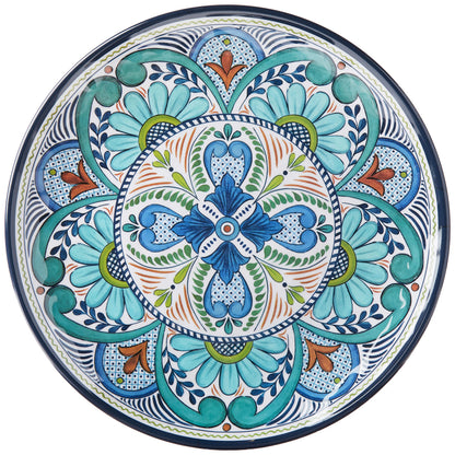 Certified International Talavera 14" Melamine Round Platter, Multicolor