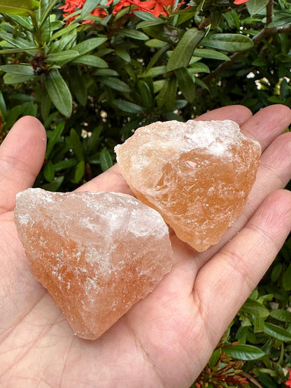 1 Pound Natural Himalayan Salt Chunks, Large Himalayan Salt Rough Crystals, Chunky Crystals, Pink Sea Salt, Crystal Rocks