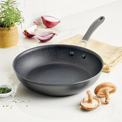 Circulon A1 Series with ScratchDefense Technology Nonstick Induction Frying Pan/Skillet, 12 Inch, Graphite