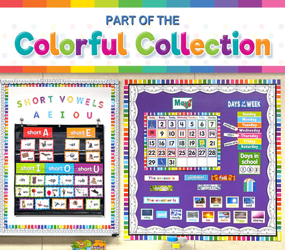 Teacher Created Resources Colorful Magnetic Calendar Set (TCR77067)